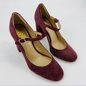 Vince Camuto VP Scarlotte Plum Suede Mary Jane 9